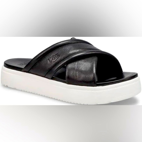 UGG Shoes - UGG Black Zayne Crossband Sandal